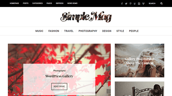 SimpleMag GPL Theme v5.5 - Magazine theme for creative stuff Latest Version